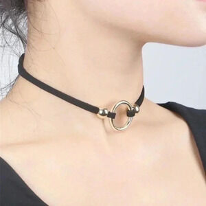 3 for $25/ Gold & Black Velvet Choker Necklace NWT